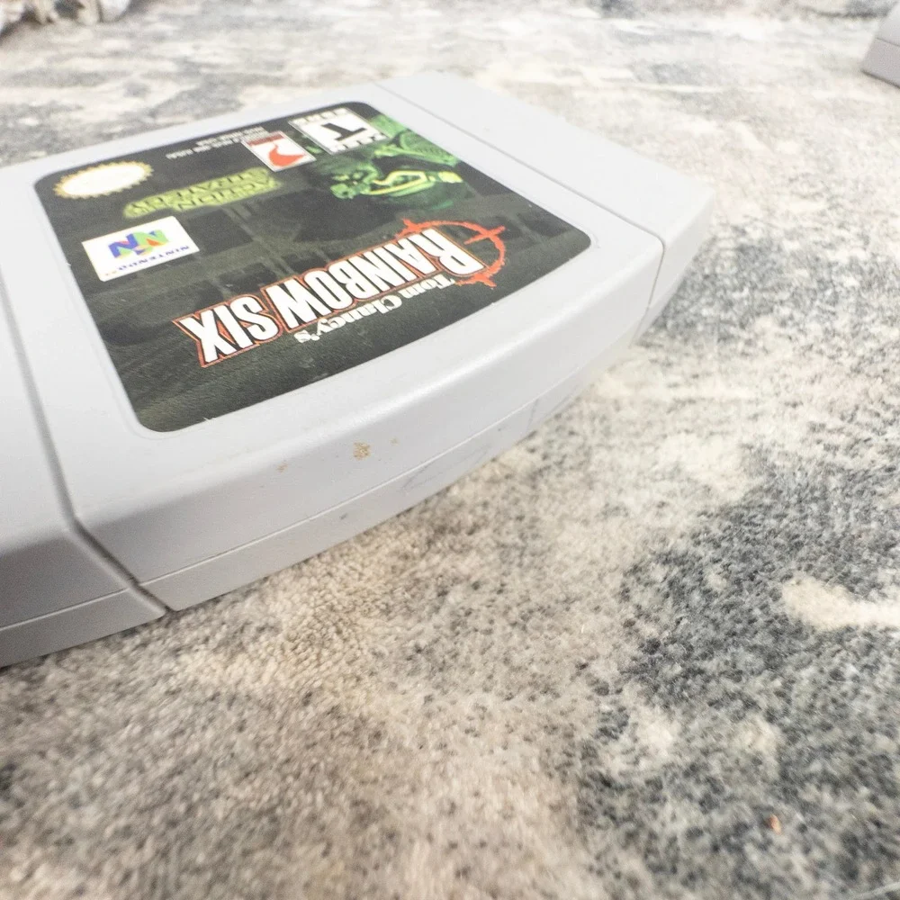 Tom Clancy's Rainbow Six Nintendo 64 N64 Game Pak Red Storm Tactical Action
